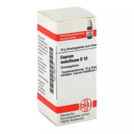 CUPRUM METALLICUM D 10 globül, 10 g