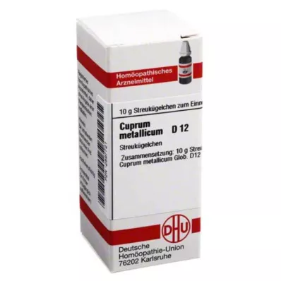 CUPRUM METALLICUM D 12 globül, 10 g