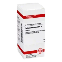 DATISCA cannabina D 4 tablet, 80 adet