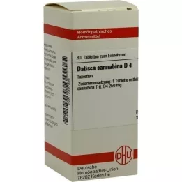 DATISCA cannabina D 4 tablet, 80 adet