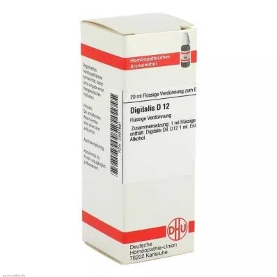 DIGITALIS D 12 seyreltme, 20 ml DIGITALIS D 12 seyreltme, 20 ml