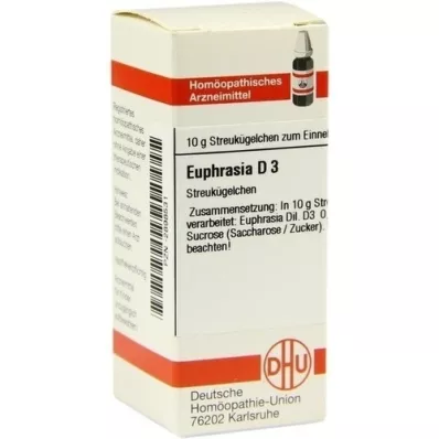 EUPHRASIA D 3 globül, 10 g