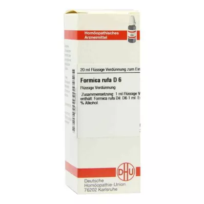 FORMICA RUFA D 6 seyreltme, 20 ml FORMICA RUFA D 6 seyreltme, 20 ml