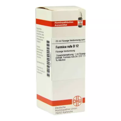 FORMICA RUFA D 12 seyreltme, 20 ml FORMICA RUFA D 12 seyreltme, 20 ml