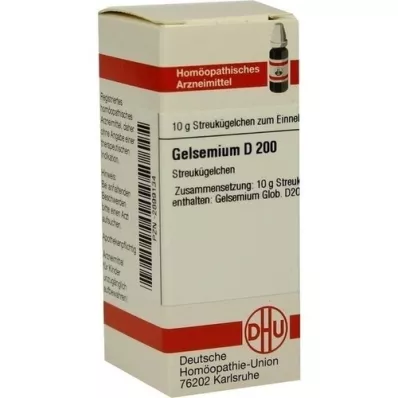 GELSEMIUM D 200 globül, 10 g