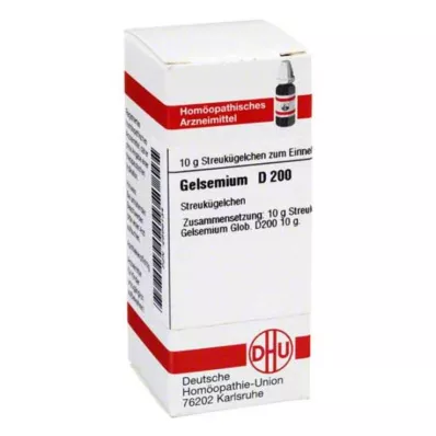 GELSEMIUM D 200 globül, 10 g GELSEMIUM D 200 globül, 10 g