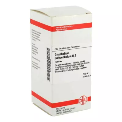 GNAPHALIUM POLYCEPHALUM D 2 Tablet, 200 Kapsül