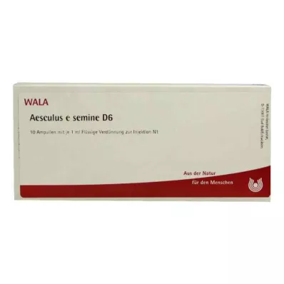 AESCULUS E semine D 6 ampul, 10X1 ml