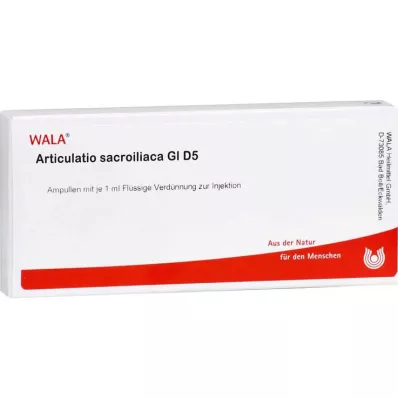 ARTICULATIO sacroiliaca GL D 5 ampul, 10X1 ml ARTICULATIO sacroiliaca GL D 5 ampul, 10X1 ml