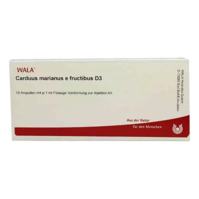 CARDUUS MARIANUS E fructibus D 3 ampul, 10X1 ml CARDUUS MARIANUS E fructibus D 3 ampul, 10X1 ml