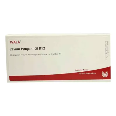 CAVUM tympani GL D 12 ampul, 10X1 ml CAVUM tympani GL D 12 ampul, 10X1 ml