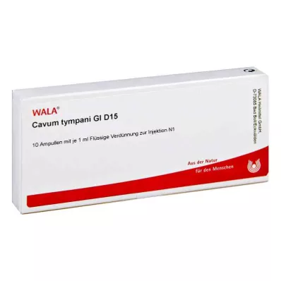 CAVUM tympani GL D 15 ampul, 10X1 ml CAVUM tympani GL D 15 ampul, 10X1 ml
