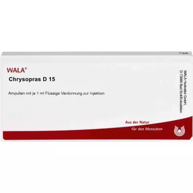 CHRYSOPRAS D 15 ampul, 10X1 ml