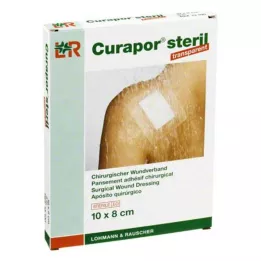 CURAPOR Yara sargısı steril şeffaf 8x10 cm, 5 adet