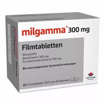 MILGAMMA 300 mg film kaplı tablet, 60 adet