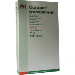 CURAPOR Yara sargısı steril şeffaf 10x20 cm, 25 adet