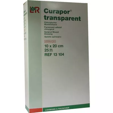 CURAPOR Yara sargısı steril şeffaf 10x20 cm, 25 adet CURAPOR Yara sargısı steril şeffaf 10x20 cm, 25 adet