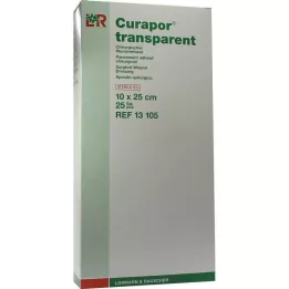 CURAPOR Yara sargısı steril şeffaf 10x25 cm, 25 adet