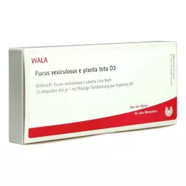 FUCUS VESICULOSUS E planta tota D 3 ampul, 10X1 ml