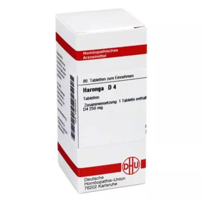 HARONGA D 4 Tablet, 80 Kapsül