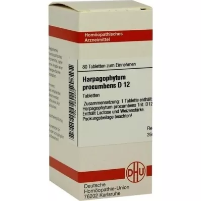 HARPAGOPHYTUM PROCUMBENS D 12 Tablet, 80 Kapsül