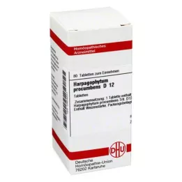 HARPAGOPHYTUM PROCUMBENS D 12 Tablet, 80 Kapsül