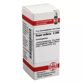 HEPAR SULFURIS C 200 globül, 10 g