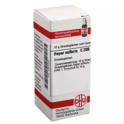 HEPAR SULFURIS C 200 globül, 10 g