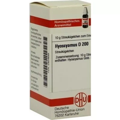 HYOSCYAMUS D 200 globül, 10 g