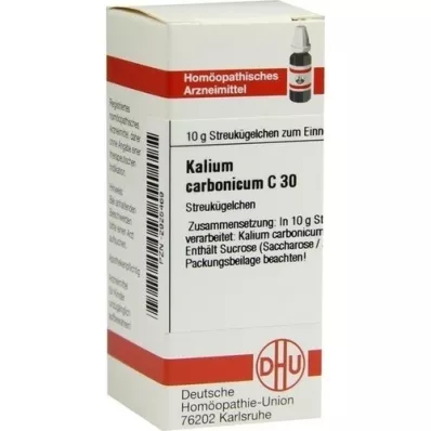 KALIUM CARBONICUM C 30 globül, 10 g