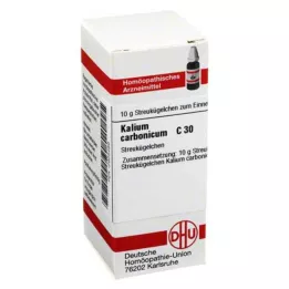 KALIUM CARBONICUM C 30 globül, 10 g