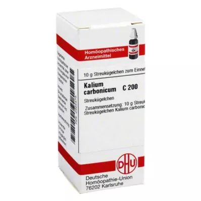 KALIUM CARBONICUM C 200 globül, 10 g KALIUM CARBONICUM C 200 globül, 10 g
