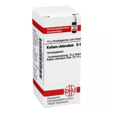 KALIUM CHLORATUM D 4 globül, 10 g KALIUM CHLORATUM D 4 globül, 10 g