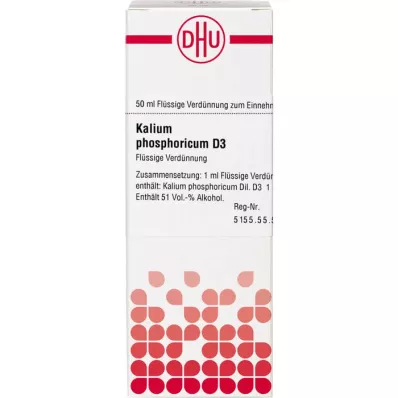 KALIUM PHOSPHORICUM D 3 seyreltme, 50 ml