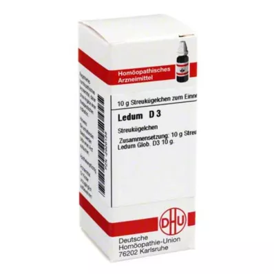 LEDUM D 3 globül, 10 g