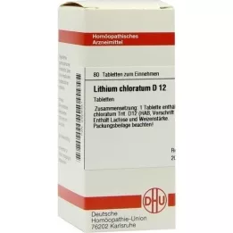 LITHIUM CHLORATUM D 12 Tablet, 80 Kapsül