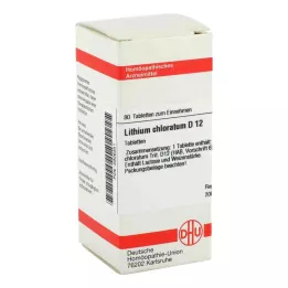 LITHIUM CHLORATUM D 12 Tablet, 80 Kapsül