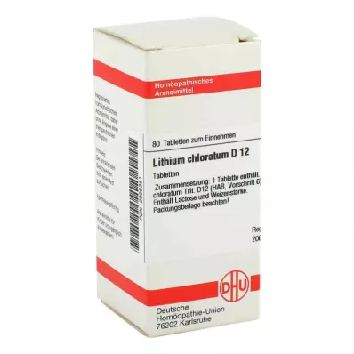 LITHIUM CHLORATUM D 12 Tablet, 80 Kapsül LITHIUM CHLORATUM D 12 Tablet, 80 Kapsül
