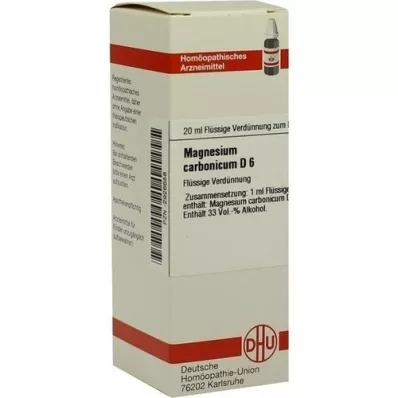 MAGNESIUM CARBONICUM D 6 seyreltme, 20 ml