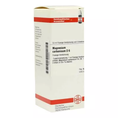 MAGNESIUM CARBONICUM D 6 seyreltme, 50 ml