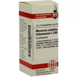 MERCURIUS SOLUBILIS Hahnemanni C 200 globül, 10 g