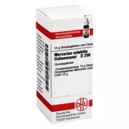MERCURIUS SOLUBILIS Hahnemanni D 200 globül, 10 g