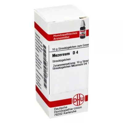 MEZEREUM D 4 globül, 10 g