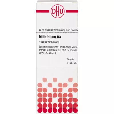 MILLEFOLIUM D 3 seyreltme, 50 ml