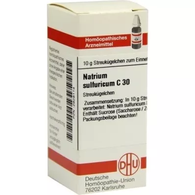 NATRIUM SULFURICUM C 30 globül, 10 g