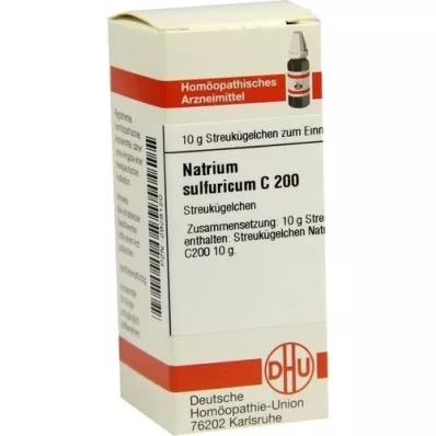 NATRIUM SULFURICUM C 200 globül, 10 g