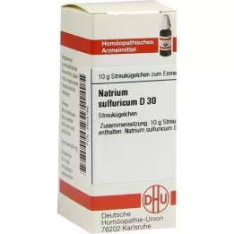 NATRIUM SULFURICUM D 30 globül, 10 g