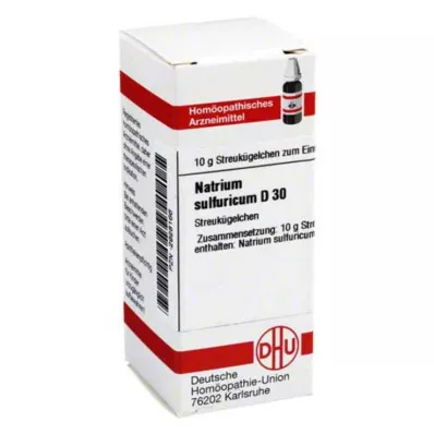 NATRIUM SULFURICUM D 30 globül, 10 g NATRIUM SULFURICUM D 30 globül, 10 g