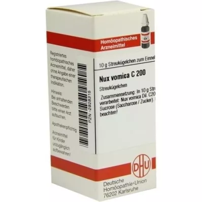 NUX VOMICA C 200 globül, 10 g