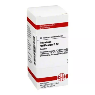 PETROLEUM RECTIFICATUM D 12 Tablet, 80 Kapsül PETROLEUM RECTIFICATUM D 12 Tablet, 80 Kapsül